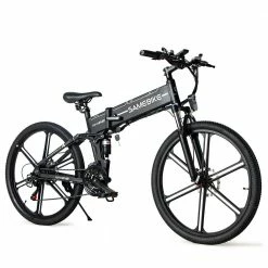 Samebike LO26-II Portable Folding Smart Electric Moped Bike 500W Motor Max 35km/h 26 Inch Tire - Black -Sports Shop bdefbd5a46174f99b1e79300f5f55388 516989 2