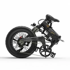 BEZIOR XF200 Folding Electric Bike 48V 15Ah Battery 1000W Motor 20x4.0 inch Fat Tire Aluminum Alloy Frame Shimano 7-speed Shift Max Speed 40km/h 130KM Power-assisted mileage Range LCD Display IP54 Waterproof - Black -Sports Shop bezior m26 folding electric bike 26 inch 10ah 500w motor black 1626953377913