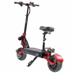 BEZIOR S2 Folding Electric Scooter 1200W*2 Dual Motor LCD Display Max 65Km/h 11 Inch Off-Road Tire 21Ah Battery up to 60km Range Dual Shock Mitigation Dual Disk Brake LED Light - Red -Sports Shop bezior s2 off road electric scooter 1200w 2 65km h 11 tire red 5982a9 1668735082566
