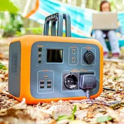 BLUETTI PowerOak AC50S 300W Portable Power Station, 500Wh Lithium Battery Solar Generator, Pure Sine Wave AC Outlet, Wireless Charging Battery Backup for Outdoor Tailgating Camping - Orange -Sports Shop bluetti ac50s power station 500wh 300w orange f23189 1646818415827