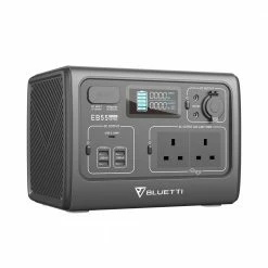 BLUETTI EB55 Portable Power Station 700W/537Wh Solar Generator - Black