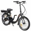 FAFREES 20F054 250W Electric Bike 20 Inch Folding Frame 7-Speed Gears With Removable 10AH Battery LED light - Black -Sports Shop dohiker 20f054 250w electric bike 1605683645620