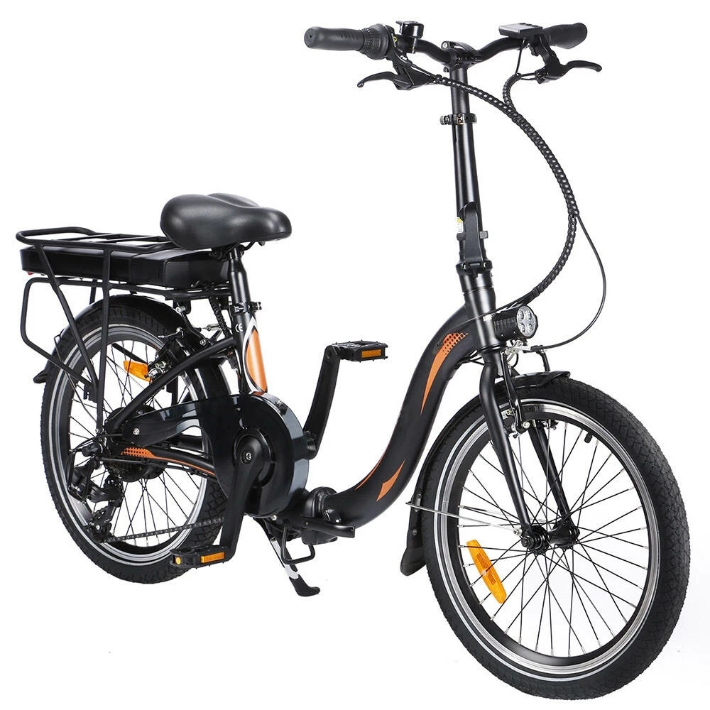 FAFREES 20F054 250W Electric Bike 20 Inch Folding Frame 7-Speed Gears With Removable 10AH Battery LED light - Black 3 FAFREES 20F054 250W Electric Bike 20 Inch Folding Frame 7-Speed Gears With Removable 10AH Battery LED light - Black