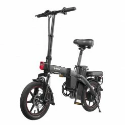 DYU A5 Standard Folding Moped Electric Bike 14inch 25km/h Speed 40km Mileage Range Removable 7.5Ah Battery 350W Double Brake System Max Load 150kg - Black 12 DYU A5 Standard Folding Moped Electric Bike 14inch 25km/h Speed 40km Mileage Range Removable 7.5Ah Battery 350W Double Brake System Max Load 150kg - Black -Sports Shop dyu a1f folding moped electric bike 16inch 250w black 1627115751730
