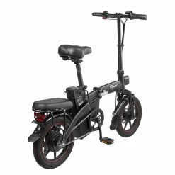 DYU A5 Standard Folding Moped Electric Bike 14inch 25km/h Speed 40km Mileage Range Removable 7.5Ah Battery 350W Double Brake System Max Load 150kg - Black 10 DYU A5 Standard Folding Moped Electric Bike 14inch 25km/h Speed 40km Mileage Range Removable 7.5Ah Battery 350W Double Brake System Max Load 150kg - Black -Sports Shop dyu a1f folding moped electric bike 16inch 250w black 1627115752012