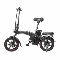 DYU A5 Standard Folding Moped Electric Bike 14inch 25km/h Speed 40km Mileage Range Removable 7.5Ah Battery 350W Double Brake System Max Load 150kg - Black 11 DYU A5 Standard Folding Moped Electric Bike 14inch 25km/h Speed 40km Mileage Range Removable 7.5Ah Battery 350W Double Brake System Max Load 150kg - Black -Sports Shop dyu a1f folding moped electric bike 16inch 250w black 1627115762575