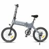 ENGWE C20 Folding Electric Bicycle 20' inch Tires 250W Brushless Motor 36V 10.4Ah Battery 25km/h Max Speed - Gray