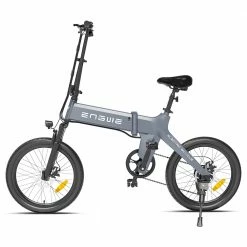 ENGWE C20 Folding Electric Bicycle 20' inch Tires 250W Brushless Motor 36V 10.4Ah Battery 25km/h Max Speed - Gray