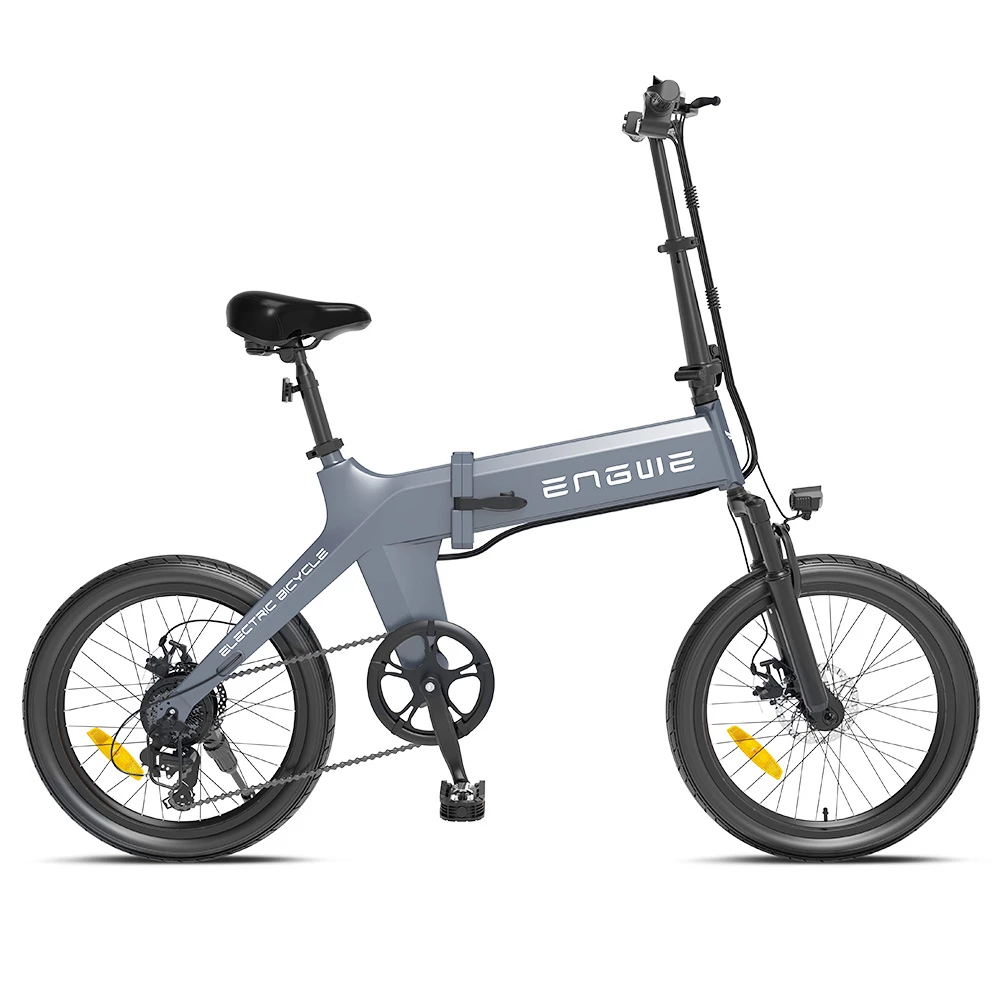 ENGWE C20 Folding Electric Bicycle 20' inch Tires 250W Brushless Motor 36V 10.4Ah Battery 25km/h Max Speed - Gray 4 ENGWE C20 Folding Electric Bicycle 20' inch Tires 250W Brushless Motor 36V 10.4Ah Battery 25km/h Max Speed - Gray - Image 2