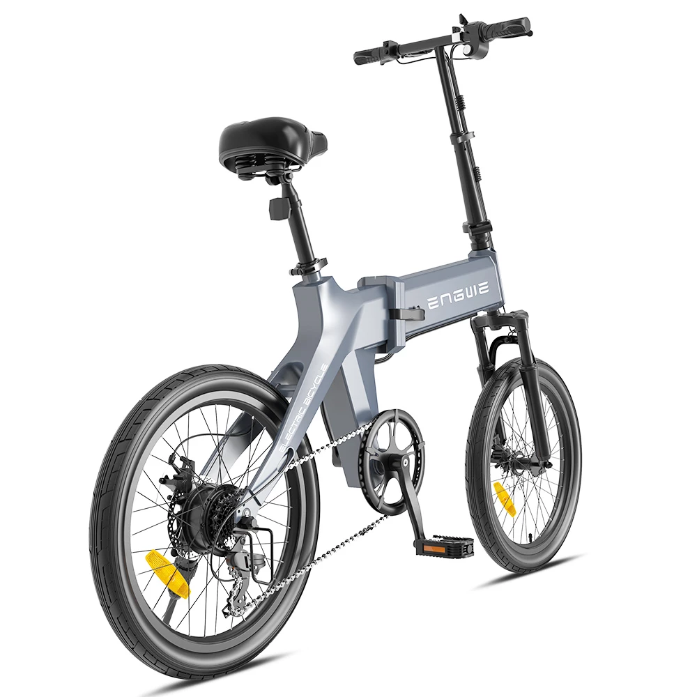 ENGWE C20 Folding Electric Bicycle 20' inch Tires 250W Brushless Motor 36V 10.4Ah Battery 25km/h Max Speed - Gray 5 ENGWE C20 Folding Electric Bicycle 20' inch Tires 250W Brushless Motor 36V 10.4Ah Battery 25km/h Max Speed - Gray - Image 3