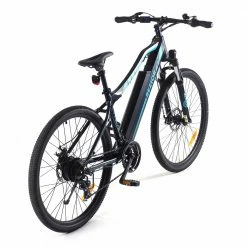 BEZIOR M1 Electric Bike 48V 12.5Ah Battery 250W Brushless Motor 27.5 inch Tire Aluminum Alloy Frame Shimano 7-speed Shift Max Speed 25km/h 80KM Power-assisted mileage Range 5 inch Smart LCD Meter IP54 Waterproof - Black Blue -Sports Shop ezior x500 pro 26 inch folding electric bike 10 4ah 500w black yellow 1621930809559