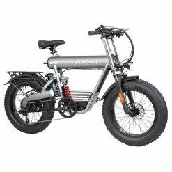 GOGOBEST GF500 Electric Bicycle 20*4.0 Inch Fat Tire 750W Motor 45Km/h Top Speed 48V 20Ah Battery 90-100KM Max Range Shimano 7-Speed Transmission Dual Disc Brake