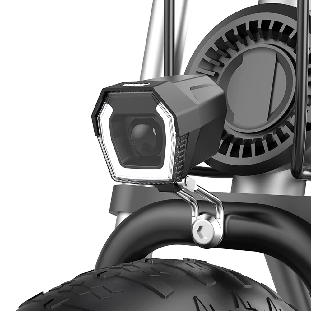 GOGOBEST GF500 Electric Bicycle 20*4.0 Inch Fat Tire 750W Motor 45Km/h Top Speed 48V 20Ah Battery 90-100KM Max Range Shimano 7-Speed Transmission Dual Disc Brake 8 GOGOBEST GF500 Electric Bicycle 20*4.0 Inch Fat Tire 750W Motor 45Km/h Top Speed 48V 20Ah Battery 90-100KM Max Range Shimano 7-Speed Transmission Dual Disc Brake - Image 6