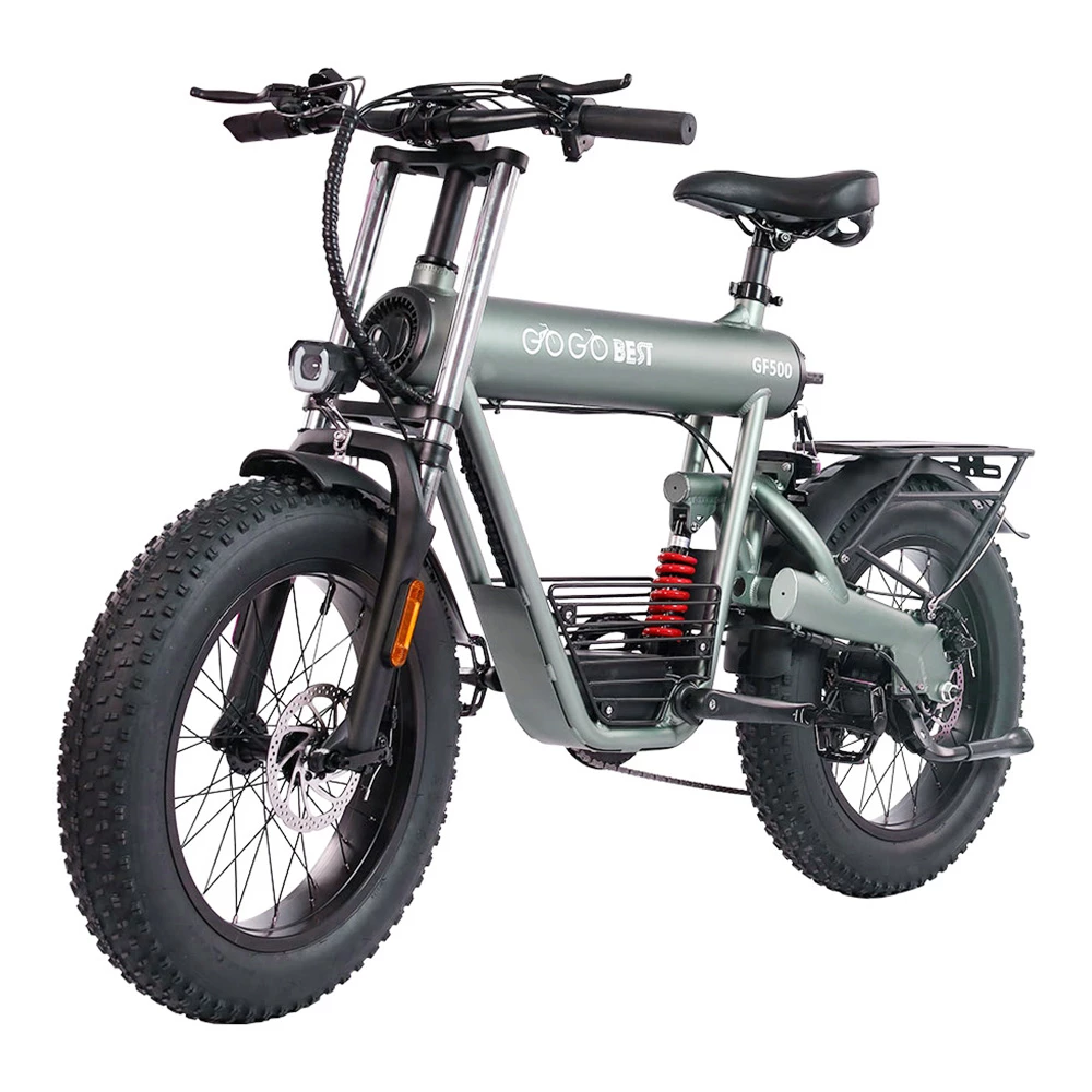 GOGOBEST GF500 Electric Bicycle 20*4.0 Inch Fat Tire 750W Motor 45Km/h Top Speed 48V 20Ah Battery 90-100KM Max Range Shimano 7-Speed Transmission Dual Disc Brake 5 GOGOBEST GF500 Electric Bicycle 20*4.0 Inch Fat Tire 750W Motor 45Km/h Top Speed 48V 20Ah Battery 90-100KM Max Range Shimano 7-Speed Transmission Dual Disc Brake - Image 3