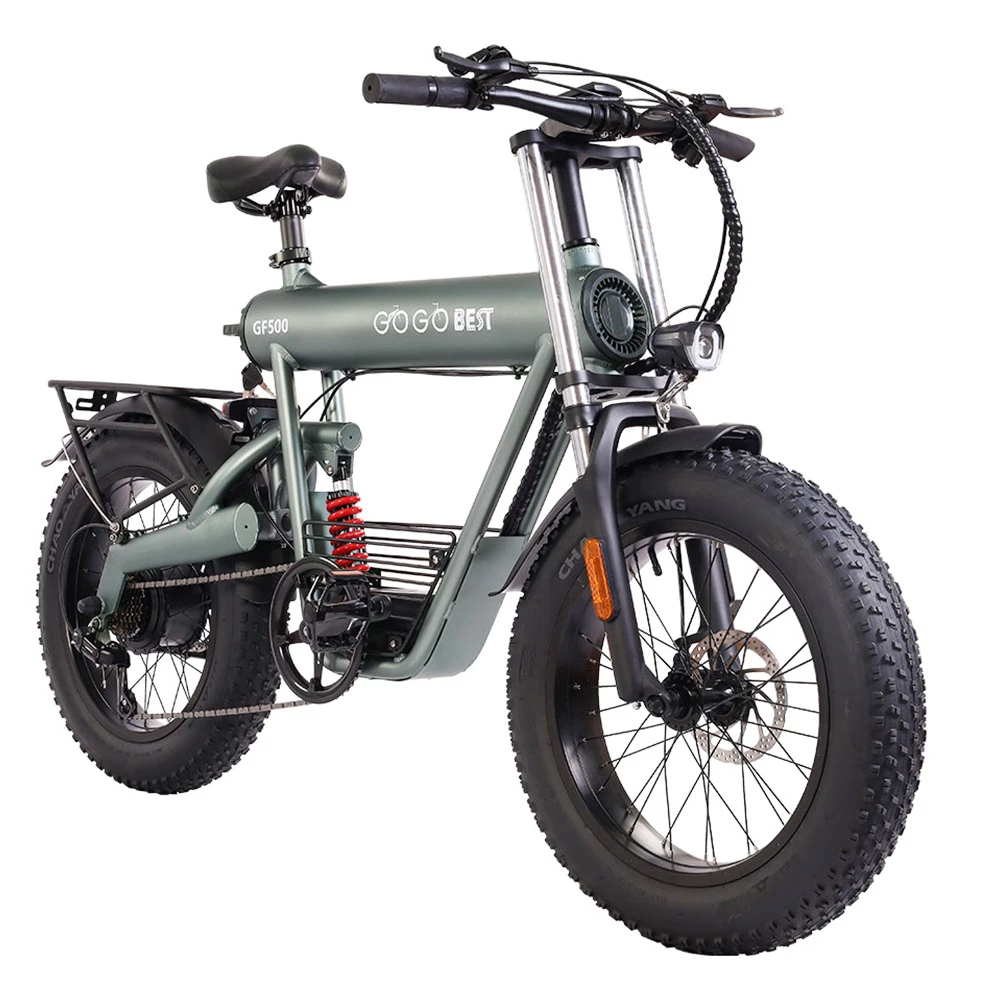 GOGOBEST GF500 Electric Bicycle 20*4.0 Inch Fat Tire 750W Motor 45Km/h Top Speed 48V 20Ah Battery 90-100KM Max Range Shimano 7-Speed Transmission Dual Disc Brake 4 GOGOBEST GF500 Electric Bicycle 20*4.0 Inch Fat Tire 750W Motor 45Km/h Top Speed 48V 20Ah Battery 90-100KM Max Range Shimano 7-Speed Transmission Dual Disc Brake - Image 2