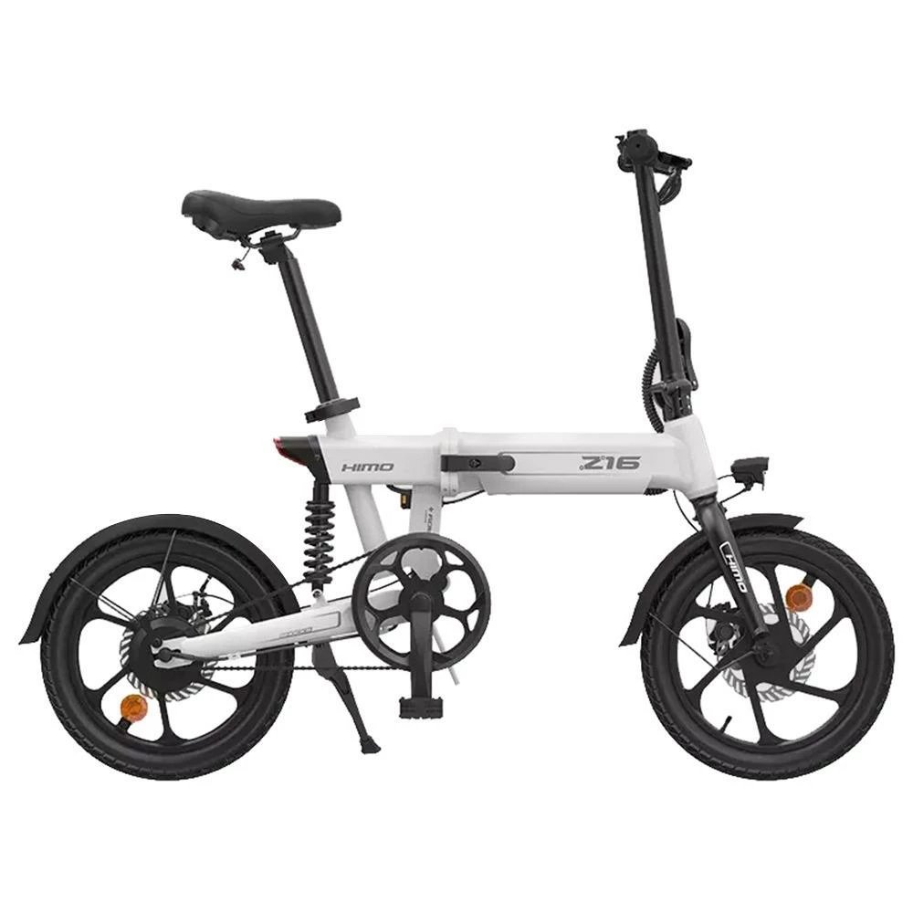 HIMO Z16 Folding Electric Bicycle 16 inch 250W Motor Up To 80km Range Max Speed 25km/h 10Ah Removable Battery IPX7 Waterproof Smart Display Dual Disc Brake Global Version - White 3 HIMO Z16 Folding Electric Bicycle 16 inch 250W Motor Up To 80km Range Max Speed 25km/h 10Ah Removable Battery IPX7 Waterproof Smart Display Dual Disc Brake Global Version - White