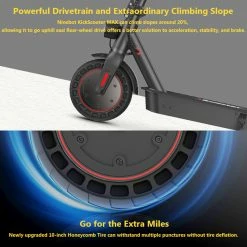 IScooter i9 Max Electric Scooter 10 Inch 500W Motor 10Ah Battery 35Km/h Max Speed 35-40km Range 120KG Max Load APP Control - Black -Sports Shop iScooter i9 Max Electric Scooter 515198 4