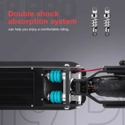 IScooter i9 Pro Folding Electric Scooter 8.5 Inch Honeycomb Tire 350W Motor 7.5Ah Battery 30km/h Max Speed Black -Sports Shop iScooter i9 Pro Electric Scooter 7 5Ah Battery 350W Motor 507640 4