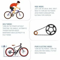 JANOBIKE H20 Electric Bicycle 48V 1000W Motor 9.6Ah Battery 20*4 Inch Tire Snow, Mountain, City Bike - Black -Sports Shop janobike h20 electric bicycle 48v 1000w motor 9 6ah battery black fa2cbd 1653706425778