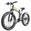 JANOBIKE H26 Electric Bicycle 48V 1000W Motor 12.8Ah Battery 26 Inch Fat Tire Snow, Mountain, City Bike - Black -Sports Shop janobike h26 electric bicycle 48v 1000w motor 12 8ah battery black a21c1c 1653706514800
