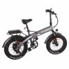 KAISDA K2 20*4.0 inch Fat Tire CST Tire Off-road Folding Electric Moped Folding Bike Mountain Bicycle 500W Motor SHIMANO 7-Speeds Derailleur LCD Display 10Ah Battery Max Speed 35km/h Aluminum alloy Frame - Grey 1 KAISDA K2 20*4.0 inch Fat Tire CST Tire Off-road Folding Electric Moped Folding Bike Mountain Bicycle 500W Motor SHIMANO 7-Speeds Derailleur LCD Display 10Ah Battery Max Speed 35km/h Aluminum alloy Frame - Grey -Sports Shop kaisda k1 26 inch 500w folding electric moped folding bike white 1628852959338