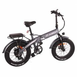 KAISDA K2 20*4.0 inch Fat Tire CST Tire Off-road Folding Electric Moped Folding Bike Mountain Bicycle 500W Motor SHIMANO 7-Speeds Derailleur LCD Display 10Ah Battery Max Speed 35km/h Aluminum alloy Frame - Grey
