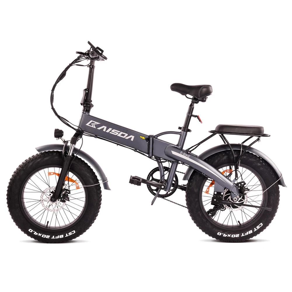 KAISDA K2 20*4.0 inch Fat Tire CST Tire Off-road Folding Electric Moped Folding Bike Mountain Bicycle 500W Motor SHIMANO 7-Speeds Derailleur LCD Display 10Ah Battery Max Speed 35km/h Aluminum alloy Frame - Grey 4 KAISDA K2 20*4.0 inch Fat Tire CST Tire Off-road Folding Electric Moped Folding Bike Mountain Bicycle 500W Motor SHIMANO 7-Speeds Derailleur LCD Display 10Ah Battery Max Speed 35km/h Aluminum alloy Frame - Grey - Image 2