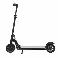 KUGOO S1 Plus 8 inch Folding Electric Scooter 350W Motor 7.5Ah Clear LCD Display Screen Max 30km/h 3 Speed Modes Max Range up to 25km Easy Folding - Black
