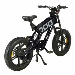 KUGOO T01 Electric Bicycle 48V 500W Motor 13Ah Battery 20*4.0 Inch Fat Tires 38Km/h Max Speed Shimano 7-Speed Gears Hydraulic Brakes 50-65KM Mileage 150KG Load Electric Mountain Bike - Black -Sports Shop kugoo t01 electric bicycle 20 inch 48v 500w 38km h 13ah battery black 015f94 1665658590085