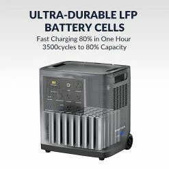 Mango Power E Home Backup and Portable Power Station, 3.5kWh LiFePo4 Battery, Max 3000W Output Power, Expand up to 3.5-14kWh Large Capacity, 16 Output Ports, Charging 80% in 1 Hour, App Control, for Home Backup, Emergency, RV, Off-Grid - US Plug -Sports Shop mango power e 3 5kwh portable power station bf7cfa 1669282092044