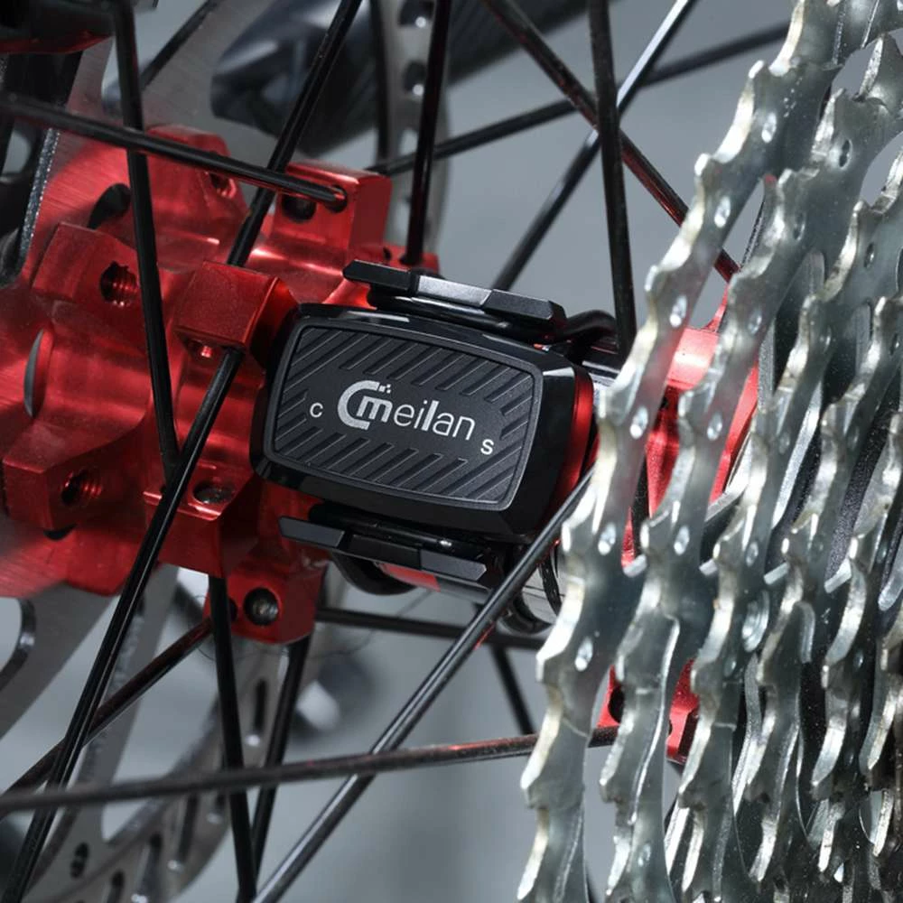 Meilan C1 Bicycle Speed & Cadence Sensor BT4.0 / ANT+ Wireless Connect With LED Light - Black 8 Meilan C1 Bicycle Speed & Cadence Sensor BT4.0 / ANT+ Wireless Connect With LED Light - Black - Image 6