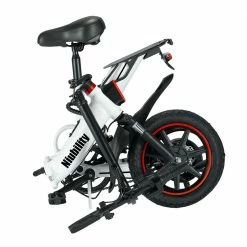 Niubility B14 Electric Moped Folding Bike 14 inch 15Ah Battery up to 100KM Mileage Max 25km/h 400W Motor Double Disc Brake - White -Sports Shop niubility b14 electric mopod folding bike 400w motor white 61766c 1662195687484