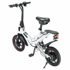 Niubility B14 Electric Moped Folding Bike 14 inch 15Ah Battery up to 100KM Mileage Max 25km/h 400W Motor Double Disc Brake - White -Sports Shop niubility b14 electric mopod folding bike 400w motor white c6c61b 1662195686256