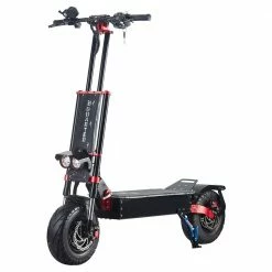 OBARTER X5 Folding Electric Sport Scooter 13" Off-road tyre 2800W x2 Brushless Motor 60V 30Ah Battery BMS 3 Speed Modes Oil Disc Brake Max Speed 85KM/h LED Display 65km-75km Long Range - Black