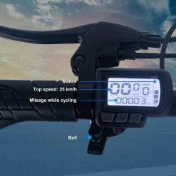 ONESPORT ONES1 Electric Bike 26*4.0 Inch Fat Tires 48V 500W Motor 10Ah Battery 25Km/h Max Speed Shimano 7 Speed - White -Sports Shop ones1 electric bike 48v 500w motor 10ah battery 12a847 1666340171281