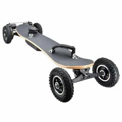 SYL-08 V3 Version Electric Off Road Skateboard With Remote Control 1450W Motor up to 38km/h 10Ah Battery Maple Plank 8 inch Wheel Max load 130kg Left Foot Front Regular Stance - Black