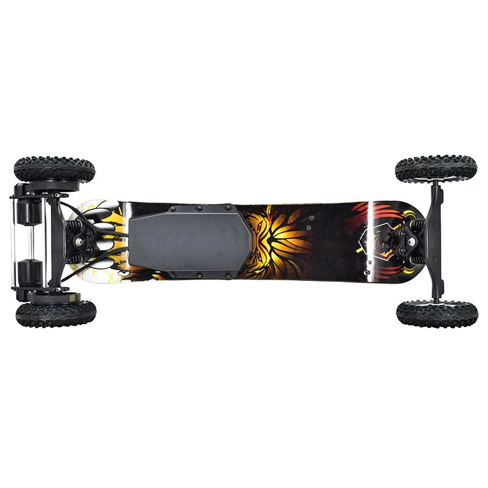 SYL-08 V3 Version Electric Off Road Skateboard With Remote Control 1450W Motor up to 38km/h 10Ah Battery Maple Plank 8 inch Wheel Max load 130kg Left Foot Front Regular Stance - Black 7 SYL-08 V3 Version Electric Off Road Skateboard With Remote Control 1450W Motor up to 38km/h 10Ah Battery Maple Plank 8 inch Wheel Max load 130kg Left Foot Front Regular Stance - Black - Image 5