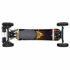 SYL-08 V3 Version Electric Off Road Skateboard With Remote Control 1450W Motor up to 38km/h 10Ah Battery Maple Plank 8 inch Wheel Max load 130kg Left Foot Front Regular Stance - Black -Sports Shop syl 08 electric skateboard off road with remote control black 6ec242 1652693480974