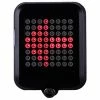 TX129 64-led Intelligent Bicycle Taillight 80 Lumens 1200mAh battery Automatic Direction Indicator Light Infrared Laser - Black -Sports Shop tx129 64 led intelligent bicycle taillight infrared laser black 1571995715019