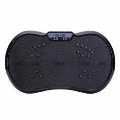 Vibration Plate Exercise Machine Platform, Whole Body Vibrating Machine Vibration Board with Elastic Pull Up Rope - Black -Sports Shop vibration plate HYLC302 455368 2