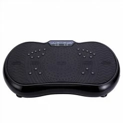 Vibration Plate Exercise Machine Platform, Whole Body Vibrating Machine Vibration Board with Elastic Pull Up Rope - Black -Sports Shop vibration plate HYLC302 455368 4