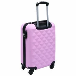 VidaXL Hardcase Trolley Pink ABS -Sports Shop vidaXL Hardcase Trolley Pink ABS 427110 3