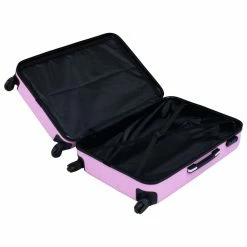 VidaXL Hardcase Trolley Pink ABS -Sports Shop vidaXL Hardcase Trolley Pink ABS 427110 4
