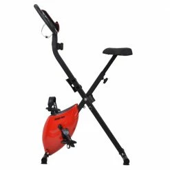 Merax X-Bike Lite Magnetic Foldable Exercise Bike with Padded Seat and LCD Console - Red 10 Merax X-Bike Lite Magnetic Foldable Exercise Bike with Padded Seat and LCD Console - Red -Sports Shop x bike magnetic foldable fitness bike with computer and expander bands 1599464589822