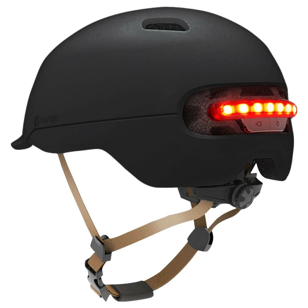 Xiaomi Smart4u SH50 Smart City Commuter Bling Helmet With Automatic Sensor Lighting IPX4 Waterproof Magnetic Charge Long Standby Size L - Black 3 Xiaomi Smart4u SH50 Smart City Commuter Bling Helmet With Automatic Sensor Lighting IPX4 Waterproof Magnetic Charge Long Standby Size L - Black