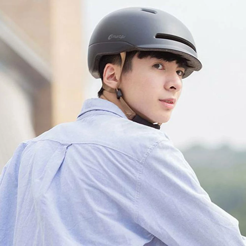 Xiaomi Smart4u SH50 Smart City Commuter Bling Helmet With Automatic Sensor Lighting IPX4 Waterproof Magnetic Charge Long Standby Size L - Black 4 Xiaomi Smart4u SH50 Smart City Commuter Bling Helmet With Automatic Sensor Lighting IPX4 Waterproof Magnetic Charge Long Standby Size L - Black - Image 2