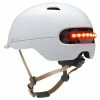 Xiaomi Smart4u SH50 Bicycle Smart Flash Helmet Automatic Light Perception Warning Light Long Battery Life IPX4 Waterproof Size L - White -Sports Shop xiaomi smart4u sh50 bicycle smart flash helmet white 1584081531579
