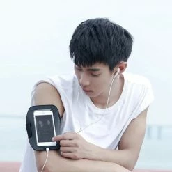 Xiaomi YUNMAI Sports Arm Bag Phone Pouch 5 Inch Reflective Strap - Black -Sports Shop xiaomi yunmai sports arm bag phone pouch 5 inch reflective strap black 1571994944036
