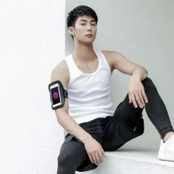 Xiaomi YUNMAI Sports Arm Bag Phone Pouch 5 Inch Reflective Strap - Black -Sports Shop xiaomi yunmai sports arm bag phone pouch 5 inch reflective strap black 1571994944337