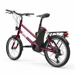 YADEA YT300 20 inch Touring Electric City Bike 250W OKAWA Mid Drive Motor SHIMANO 7-Speed Rear Derailleur 36V 7.8Ah Removable Battery 25km/h Max speed up to 60km Max Range LED Headlight - Red -Sports Shop yadea yt300 20 inch touring electric city bike white 1623926430548